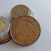 Монета - Австралия - 1 пени | 1932г., снимка 1 - Нумизматика и бонистика - 42671115