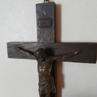 Стар кръст , Исус Христос 25х12.5см, снимка 5 - Други ценни предмети - 41394403