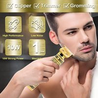 Нова Машинка Тример за подстригване на коса за мъже/ USB , снимка 8 - Друга електроника - 41517619
