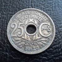 Стара монета 25 сантима 1929 г. Франция- красива !, снимка 2 - Нумизматика и бонистика - 42219448