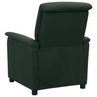 Масажен наклоняем стол, тъмнозелен, текстил, снимка 3 - Столове - 40362408
