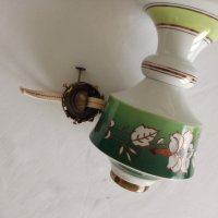  Стара  Газена  порцеланова лампа маркирана  GDR, снимка 11 - Други ценни предмети - 41143906