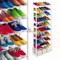 ПОДВИЖЕН СТЕЛАЖ ЗА ОБУВКИ AMAZING SHOES RACK, ЗА 30 ЧИФТА, снимка 4 - Шкафове - 36076281