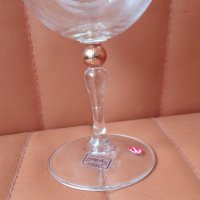 Две кристални чаши Бохемия, комплект в кутия подаръчна , снимка 4 - Чаши - 42079964