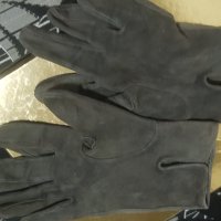  Велурени сиви  мъжки Кожени ръкавици /Аржентина /Абс нови /L/M /разпродава 1/4 цена  , снимка 7 - Ръкавици - 38882172