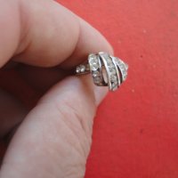 Сребърен пръстен с камъни 925, снимка 8 - Пръстени - 42208630