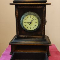 Настолен ретро часовник. , снимка 3 - Антикварни и старинни предмети - 39701739