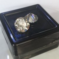 Спешно Уникален ТОП 4+ карата Мойсанит диамант Moissanite два Diamond IF/F-G Ледено бяло, снимка 13 - Други - 34528670
