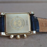 Швейцарски ръчен мъжки часовник "Longines'' хронограф кварц 18 карата , снимка 11 - Мъжки - 40566435