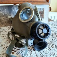 Стар противогаз, Полски, МС-1, студената война, снимка 6 - Антикварни и старинни предмети - 35604482