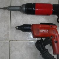 HILTI-450W-Ел.Винтоверт За Гипсокартон-Швейцарски/Martin-350W-Прав Немски Шлайф-Старо качество-Голям, снимка 3 - Други инструменти - 40412770