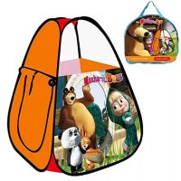 ✨ Детска палатка в чанта (90 см) - Маша и мечока, снимка 1 - Други - 44334513