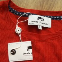 Moods of NORWAY Odd R-Neck Knit 100% Merino Wool размер L блуза 100% Мерино вълна - 409, снимка 9 - Блузи - 41388890