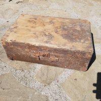 Дървен съндък и куфар, снимка 5 - Антикварни и старинни предмети - 42313108