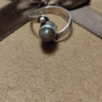 Сребърен пръстен (204), снимка 4 - Пръстени - 44230986