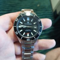 PAGANI DESIGN DIVER'S автоматичен часовник с Японски маханизъм SEIKO NH35,стъкло сапфир,водоустойчив, снимка 6 - Мъжки - 41683099