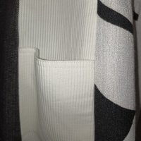 Ecole de couture L-Ефектна пола стил пачуърк в черно и бяло , снимка 7 - Поли - 41900045