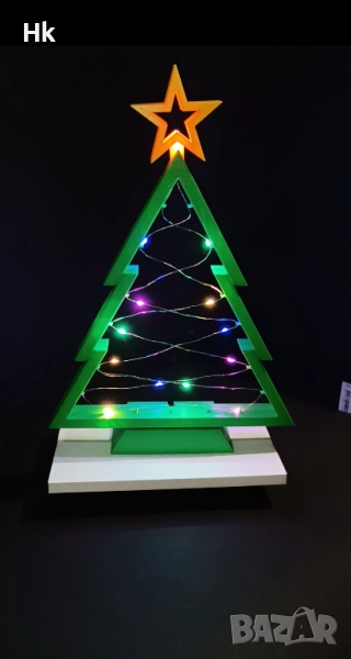 Светеща коледна елха, снимка 1