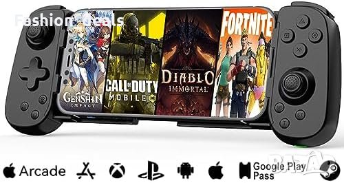 Нов Мобилен Гейм Контролер 2023 За игри iPhone и Android Bluetooth, снимка 1