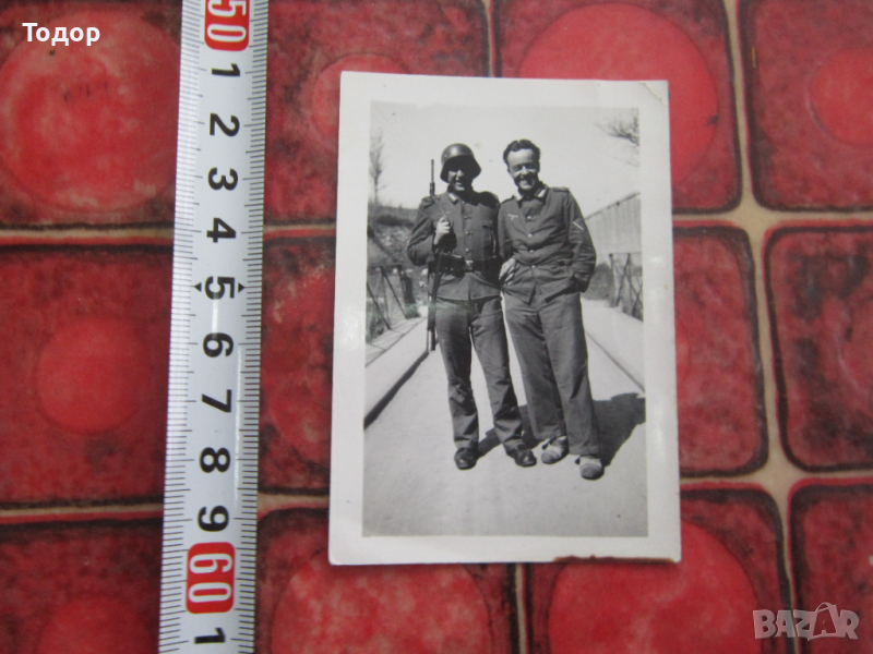 Картичка снимка немски войник 3 райх с10, снимка 1