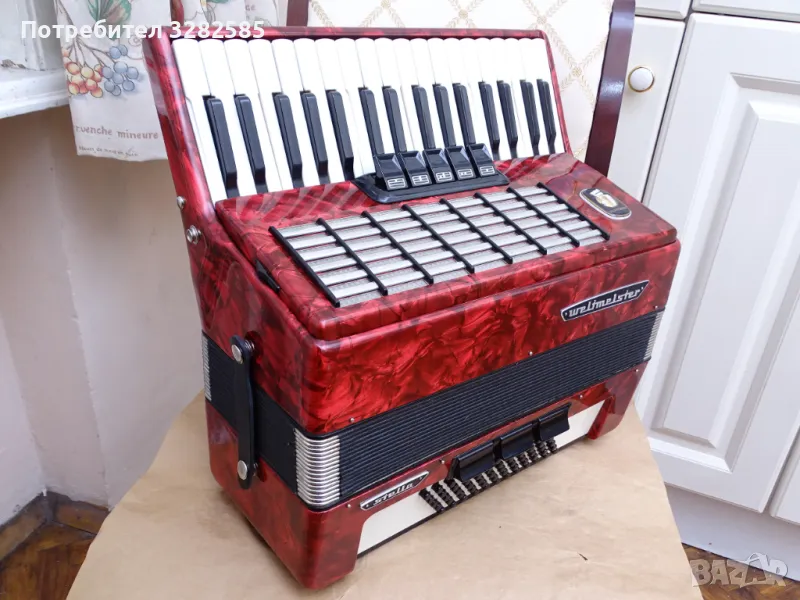 Акордеон Велтмайстер Стела 60 баса, снимка 1
