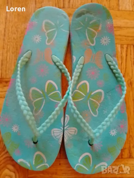 Сини чехлички с пеперудки, снимка 1