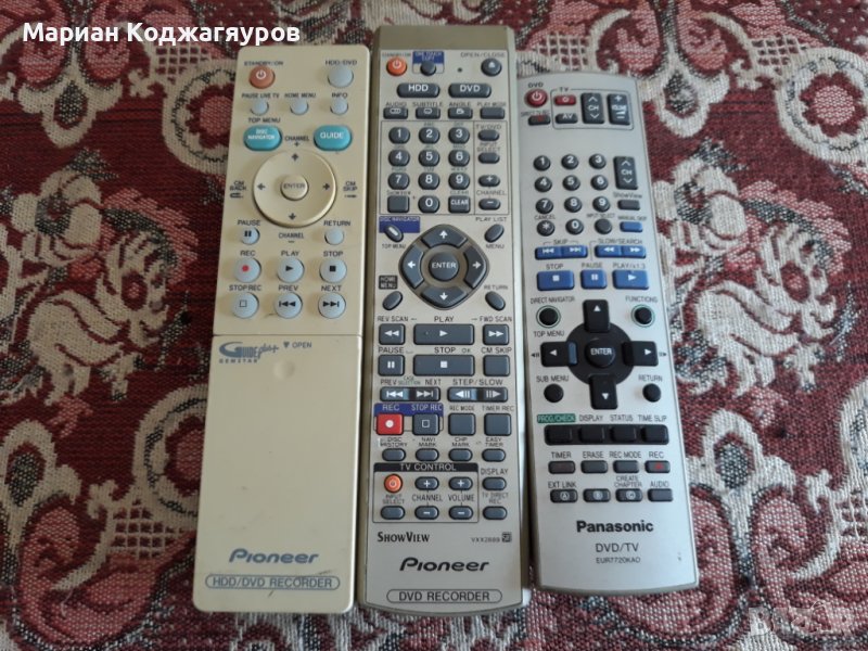 Дистанционни за DVD-HDD рекордери., снимка 1