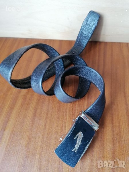 Lacoste колан естествена кожа 116см, снимка 1