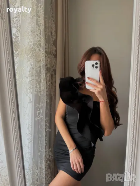 Черна дамска рокля , снимка 1