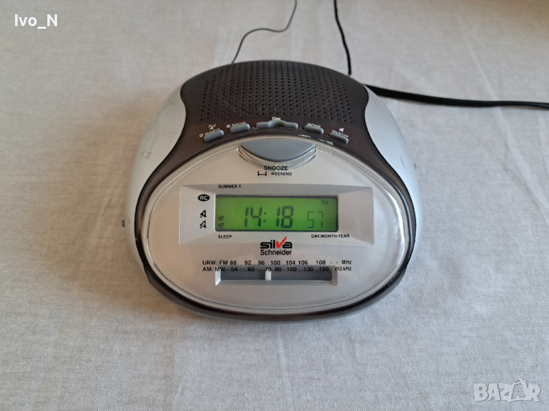 Радио часовник Silva Schneider URF 110., снимка 1