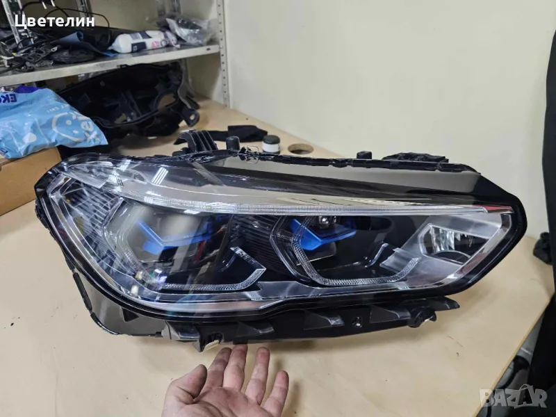 Десен фар BMW X5 G05 г05 desen far бмв х5 Laser, снимка 1