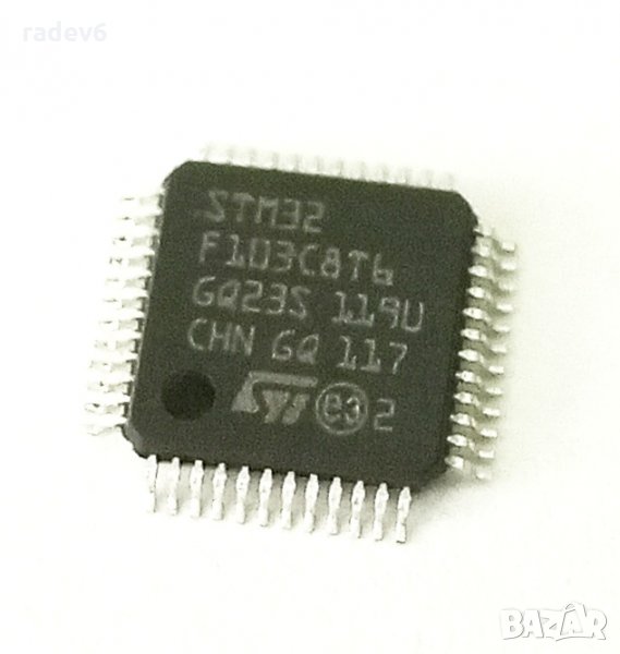 STM32F103C8T6, LQFP48, STM32 чип, снимка 1