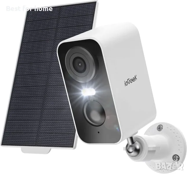 Външна камера със соларен панел IeGeek Battery Camera ZS-GX3S, снимка 1