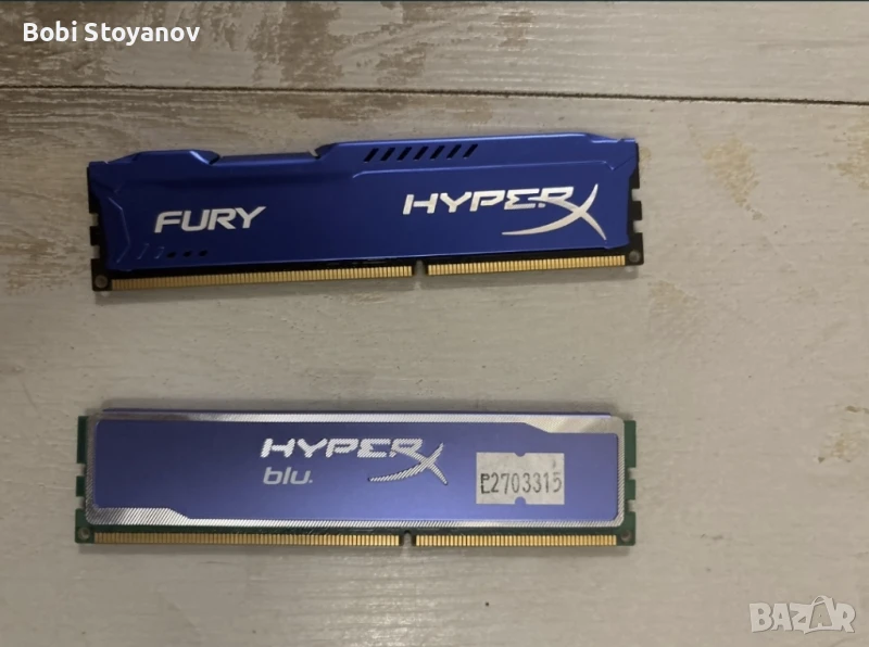 Hyperx fury, hyperx blu ddr3 8gb×2, снимка 1