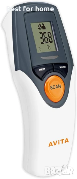 Дистанционен инфрачервен термометър за измерване на телесна температура ,за околната среда, снимка 1
