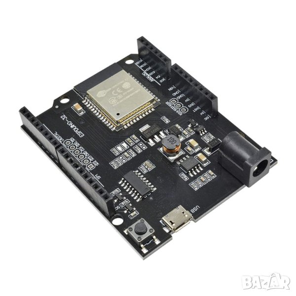 UNO D1 R32 CH340G development board / WiFi and Bluetooth esp32 4MB flash memory, снимка 1