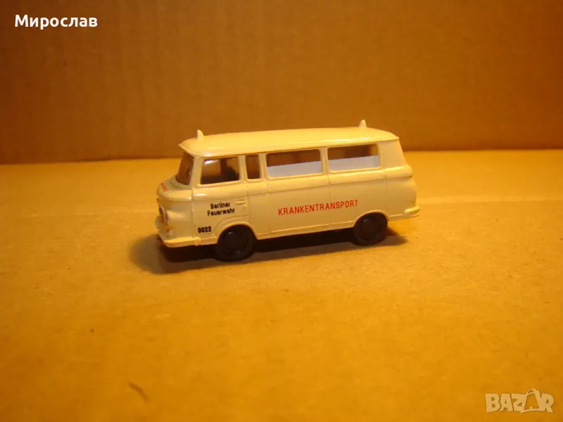H0 1/87 BARKAS БАРКАС ЛИНЕЙКА?? МОДЕЛ КОЛИЧКА ИГРАЧКА, снимка 1