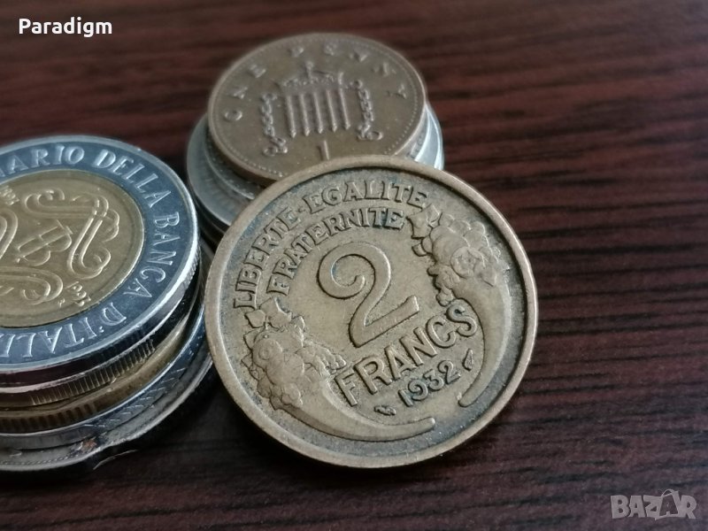 Монета - Франция - 2 франка | 1932г., снимка 1