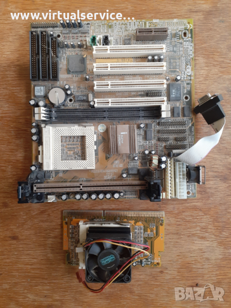 Антикварни дъна, CPU, видео и саунд карти  PCI, AGP, снимка 1