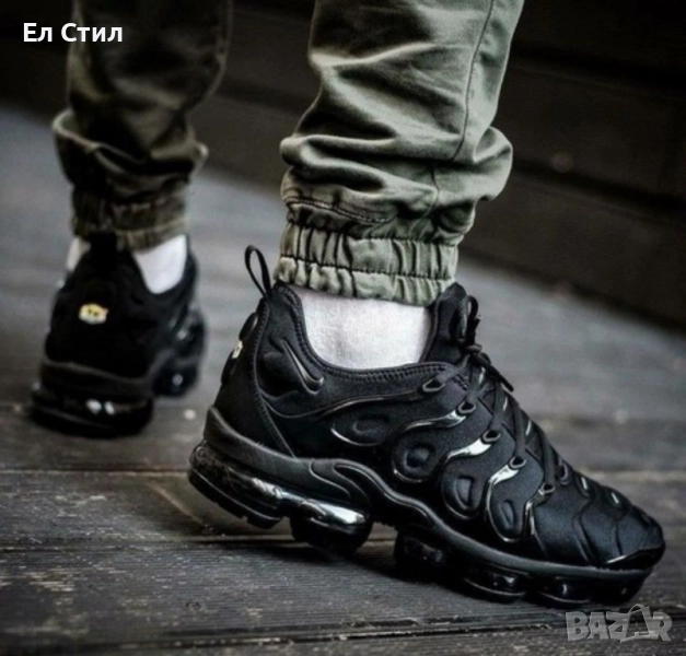 📌Nike AIR VAPORMAX PLUS BLACK 40 41 42 43 44 45 номер Цена 180лв/92.03€ Еконт, снимка 1