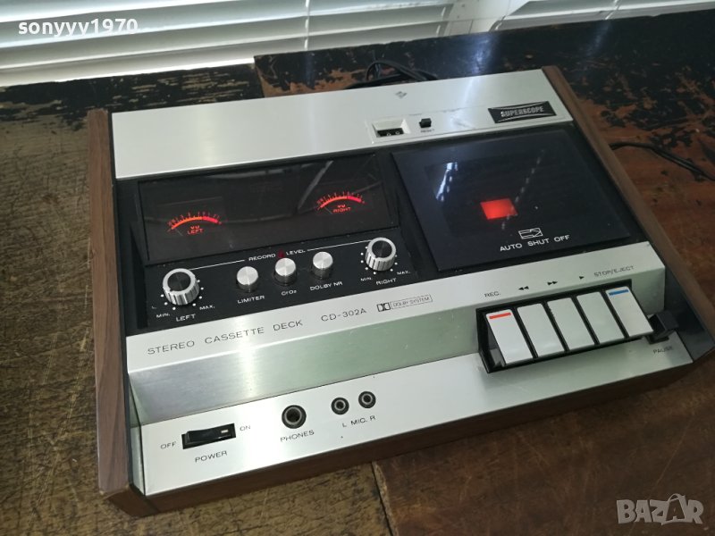 SUPERSCOPE CD-302A DECK-ВНОС FRANCE 2408231400, снимка 1