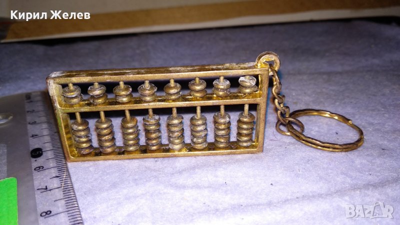 СТАР БРОНЗОВ КЛЮЧОДЪРЖАТЕЛ СМЕТАЛО Реален УМАЛЕН МОДЕЛ РЯДЪК ТЕМАТИЧЕН ВИНТИДЖ АРТ АКСЕСОАР 34023, снимка 1