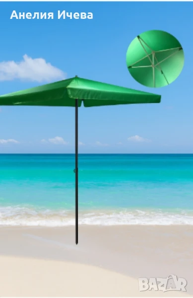 Квадратен градински чадър , снимка 1