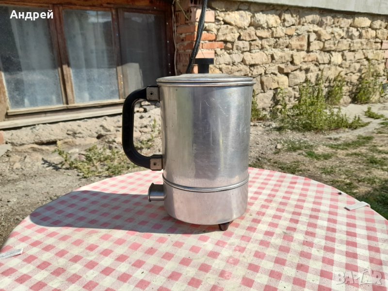 Стара алуминиева електрическа кана #3, снимка 1