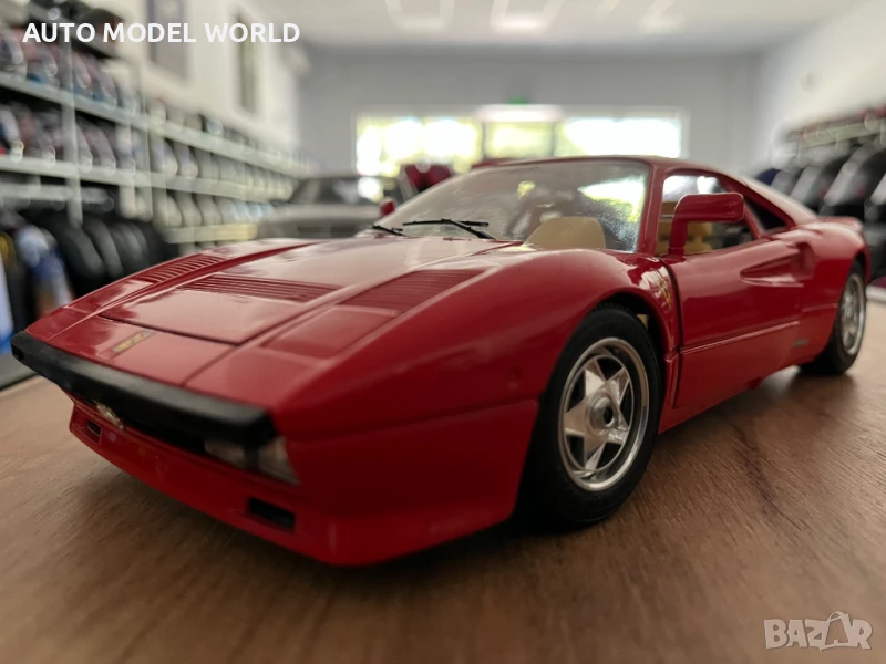 Метална колекционерска колички BBURAGO FERRARI GTO 1984 мащаб 1:18, снимка 1