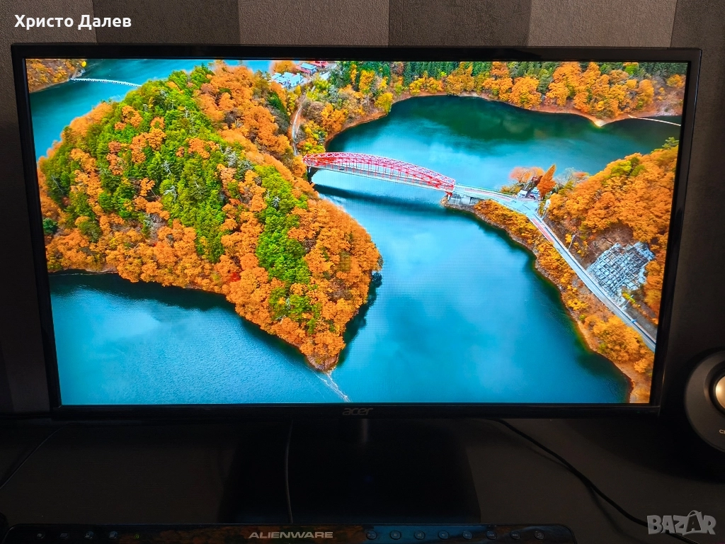 Монитор Acer EK240Y 75Hz - ПЕРФЕКТЕН!, снимка 1