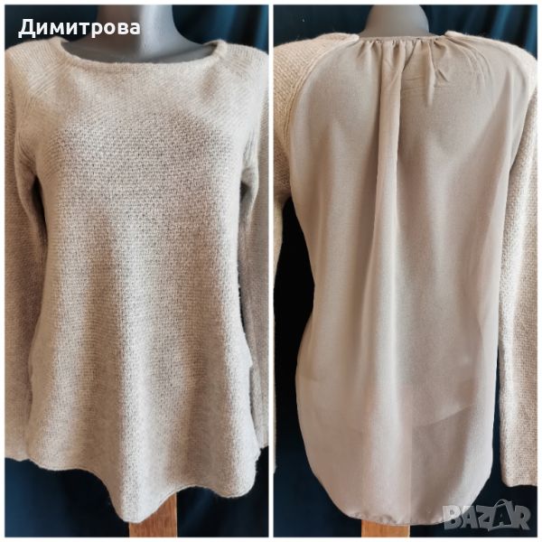 ZARA - секси пуловер, блуза, снимка 1