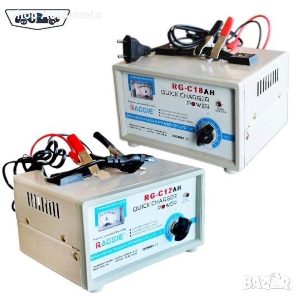 Зарядно устройство Automat за кола и мотоциклет 12AH и 18Ah, 6V/12V с индикатор, снимка 1