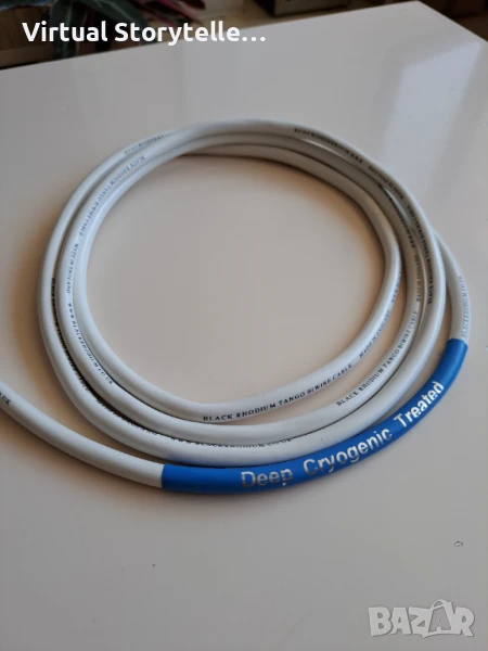 BLACK RHODIUM TANGO bi-wireable speaker cable 2.4m, снимка 1