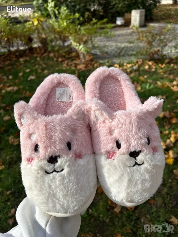 пухени домашни чехли , снимка 1